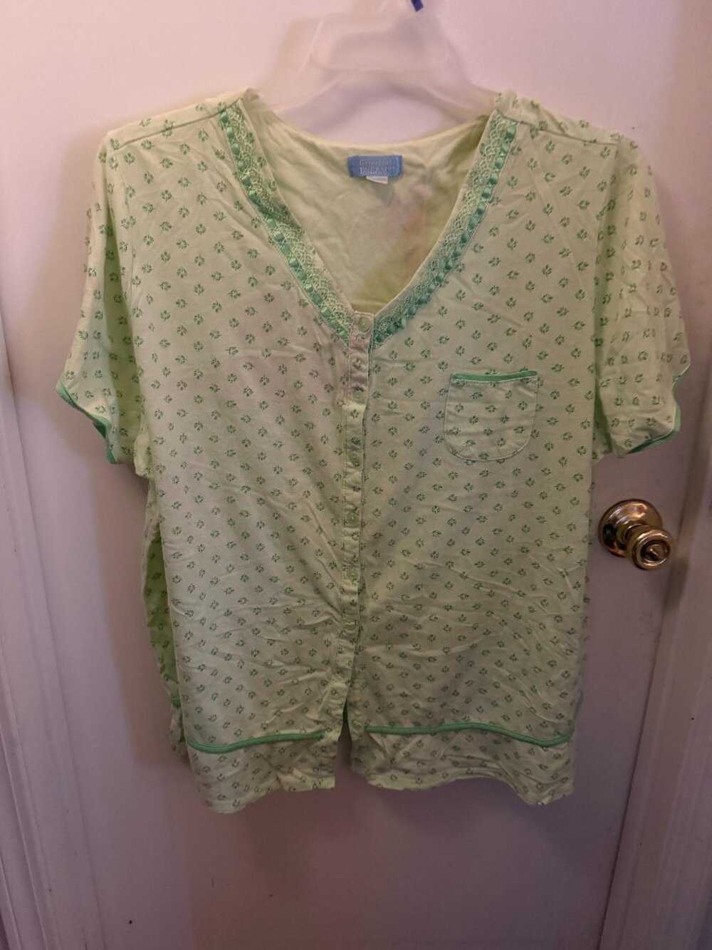 Celestial Dreams Light Green PJs W 3X